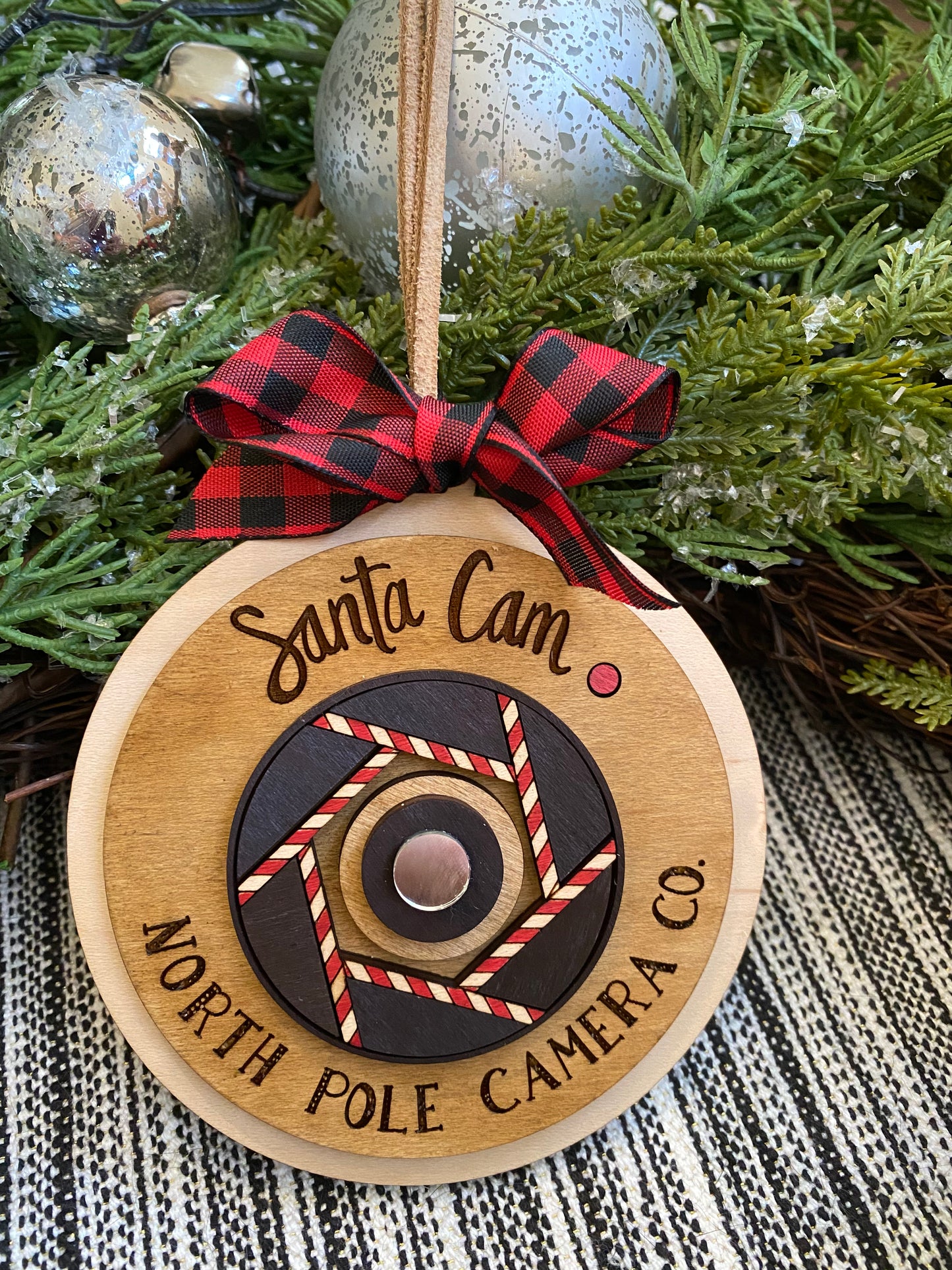 Santa Cam Ornament