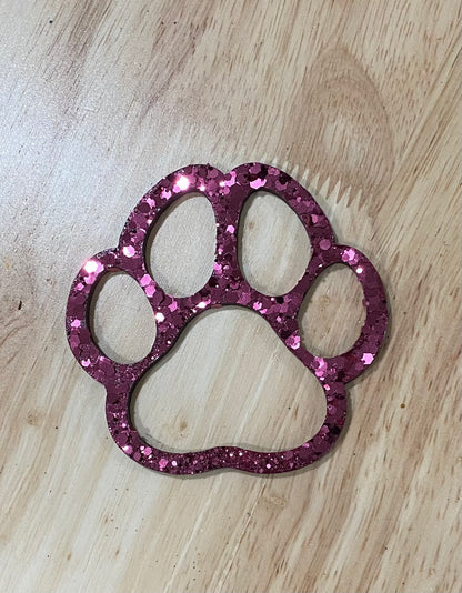 Paw Print Mum Embellishment