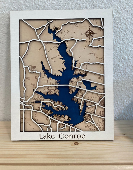 Lake Conroe Map