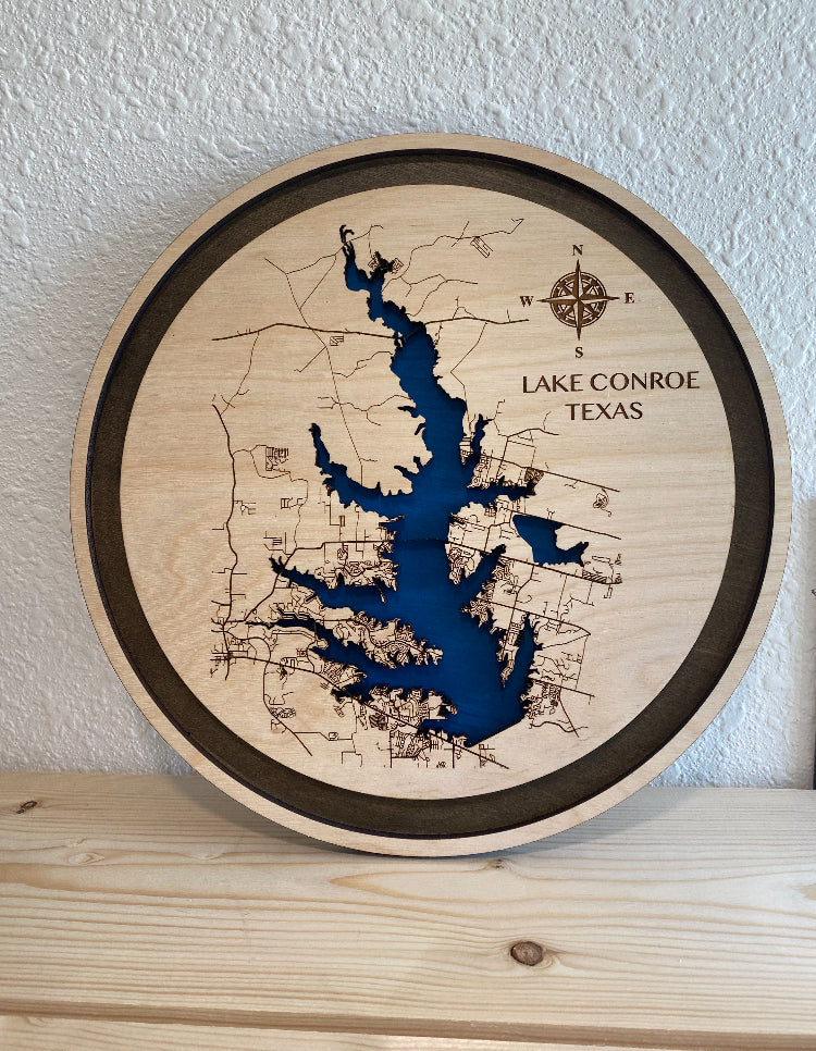 Lake Conroe Map